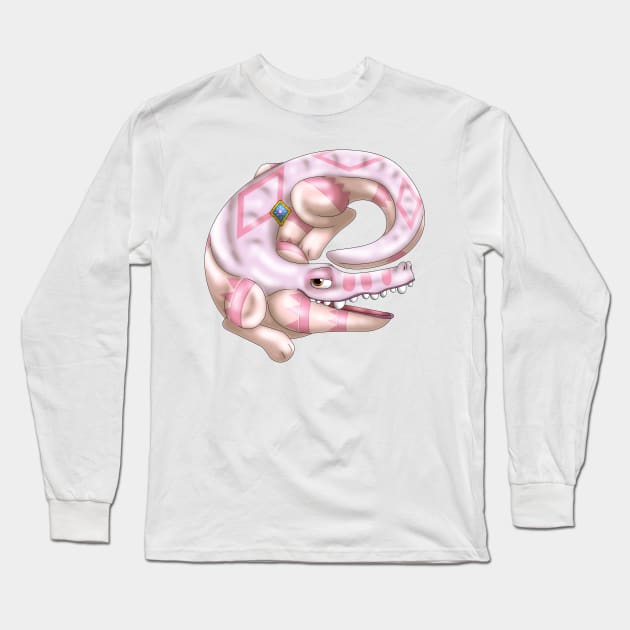 Cocoadile: Pink Long Sleeve T-Shirt by spyroid101